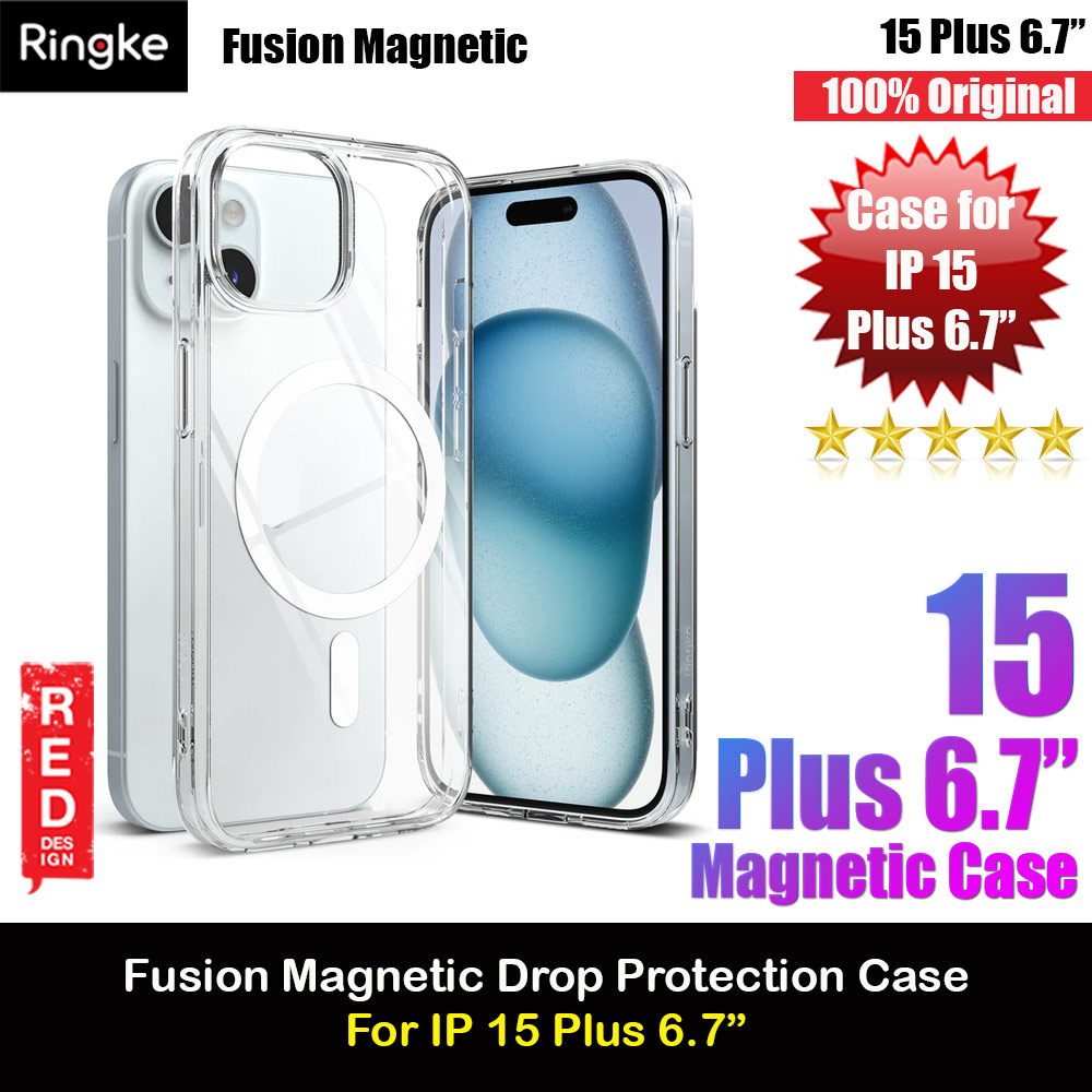 Picture of Ringke Fusion Magnetic Slim Drop Protection Case Magsafe Compatible for Apple iPhone 15 Plus 6.7(Clear) Apple iPhone 15 Plus 6.7- Apple iPhone 15 Plus 6.7 Cases, Apple iPhone 15 Plus 6.7 Covers, iPad Cases and a wide selection of Apple iPhone 15 Plus 6.7 Accessories in Malaysia, Sabah, Sarawak and Singapore 