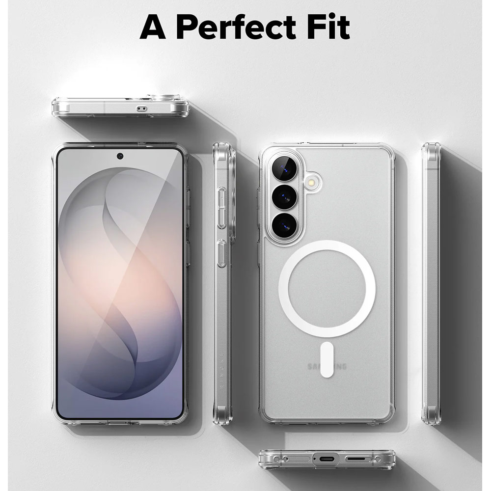 Picture of Samsung Galaxy S26 Plus Case | Ringke Fusion Magnetic Transparent Protection Case for Samsung Galaxy S26 Plus (Matte Clear)