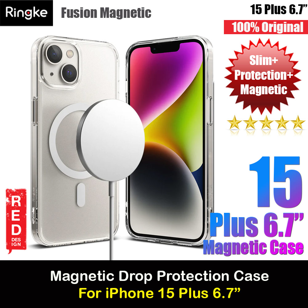 Picture of Ringke Fusion Magnetic Matte Slim Drop Protection Case Magsafe Compatible for Apple iPhone 15 Plus 6.7 (Matte Clear) Apple iPhone 15 Plus 6.7- Apple iPhone 15 Plus 6.7 Cases, Apple iPhone 15 Plus 6.7 Covers, iPad Cases and a wide selection of Apple iPhone 15 Plus 6.7 Accessories in Malaysia, Sabah, Sarawak and Singapore 