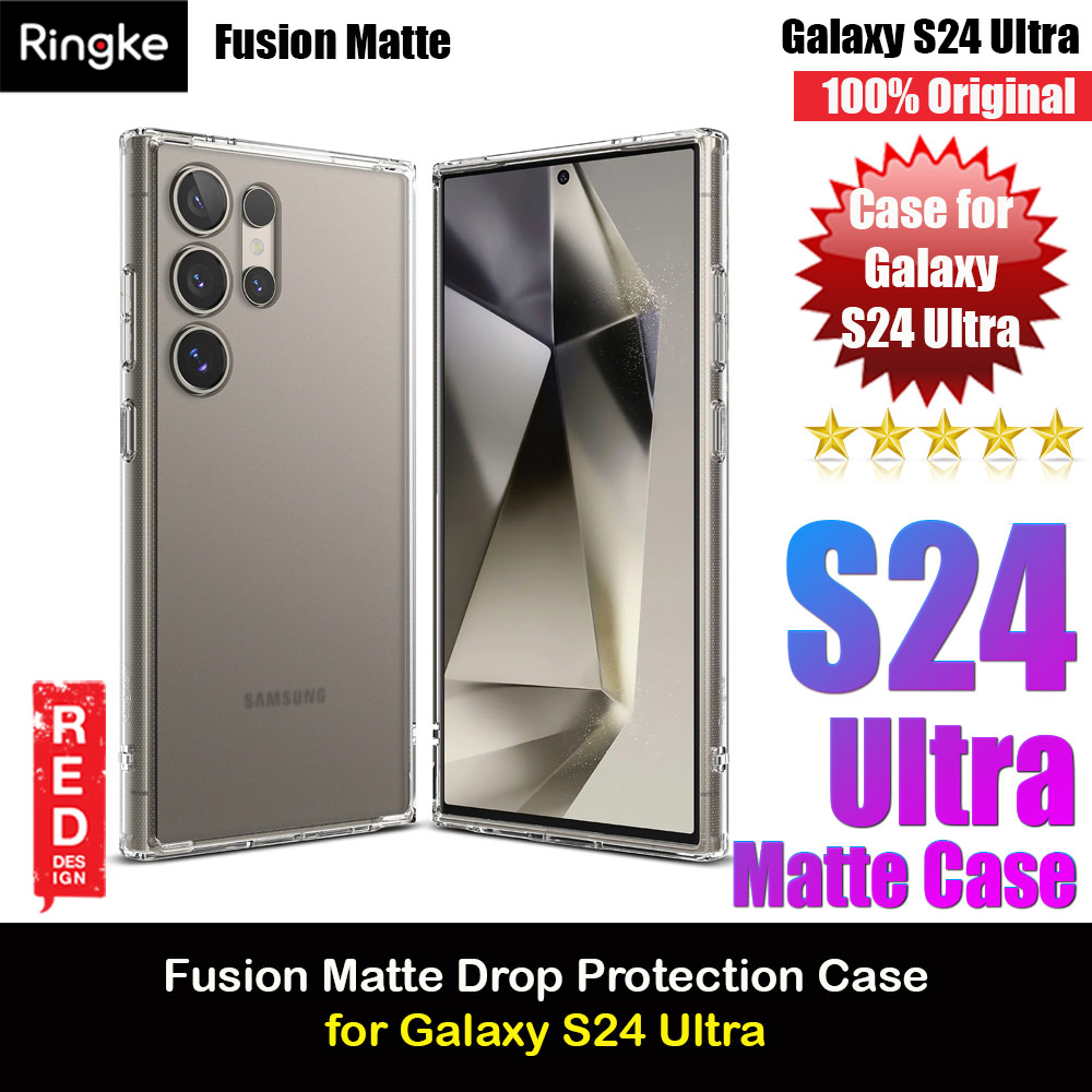 Picture of Ringke Fusion Drop Protection Case for Samsung Galaxy S24 Ultra 6.8 (Matte) Samsung Galaxy S24 Ultra- Samsung Galaxy S24 Ultra Cases, Samsung Galaxy S24 Ultra Covers, iPad Cases and a wide selection of Samsung Galaxy S24 Ultra Accessories in Malaysia, Sabah, Sarawak and Singapore 