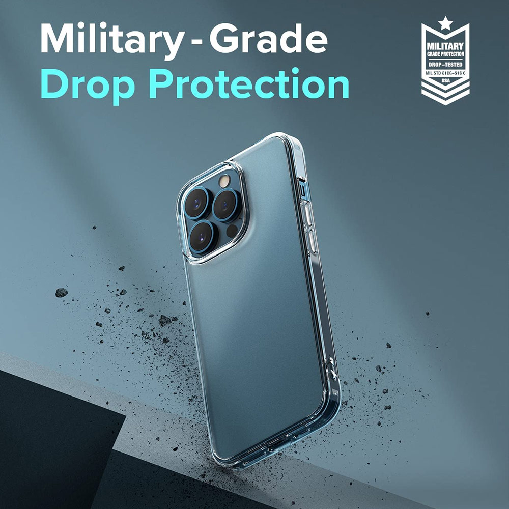 Picture of Apple iPhone 13 Pro 6.1 Case | Ringke Fusion Matte Protection Case for Apple iPhone 13 Pro 6.1 (Matte Clear)