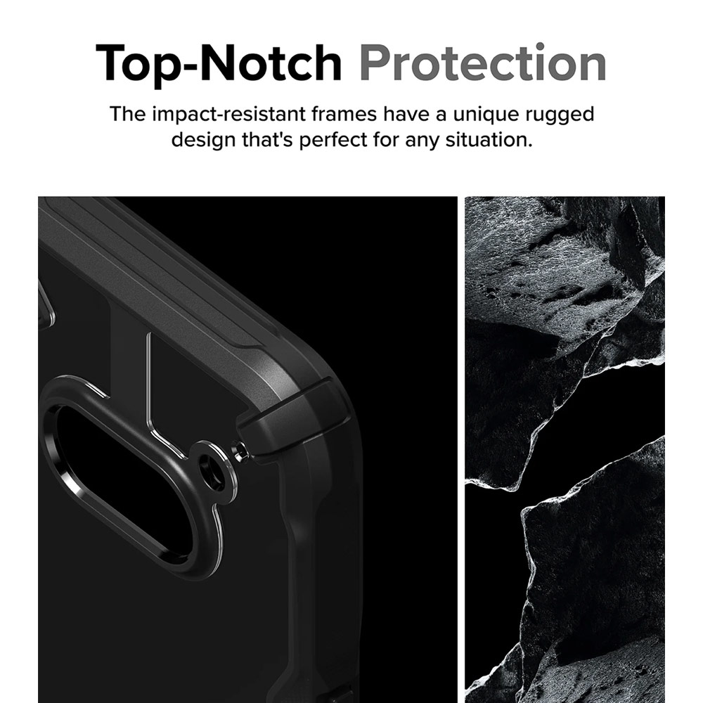 Picture of Nothing Phone 2a Case | Ringke Fusion X Hybrid Drop Protection Case for Nothing Phone 2a (Black)