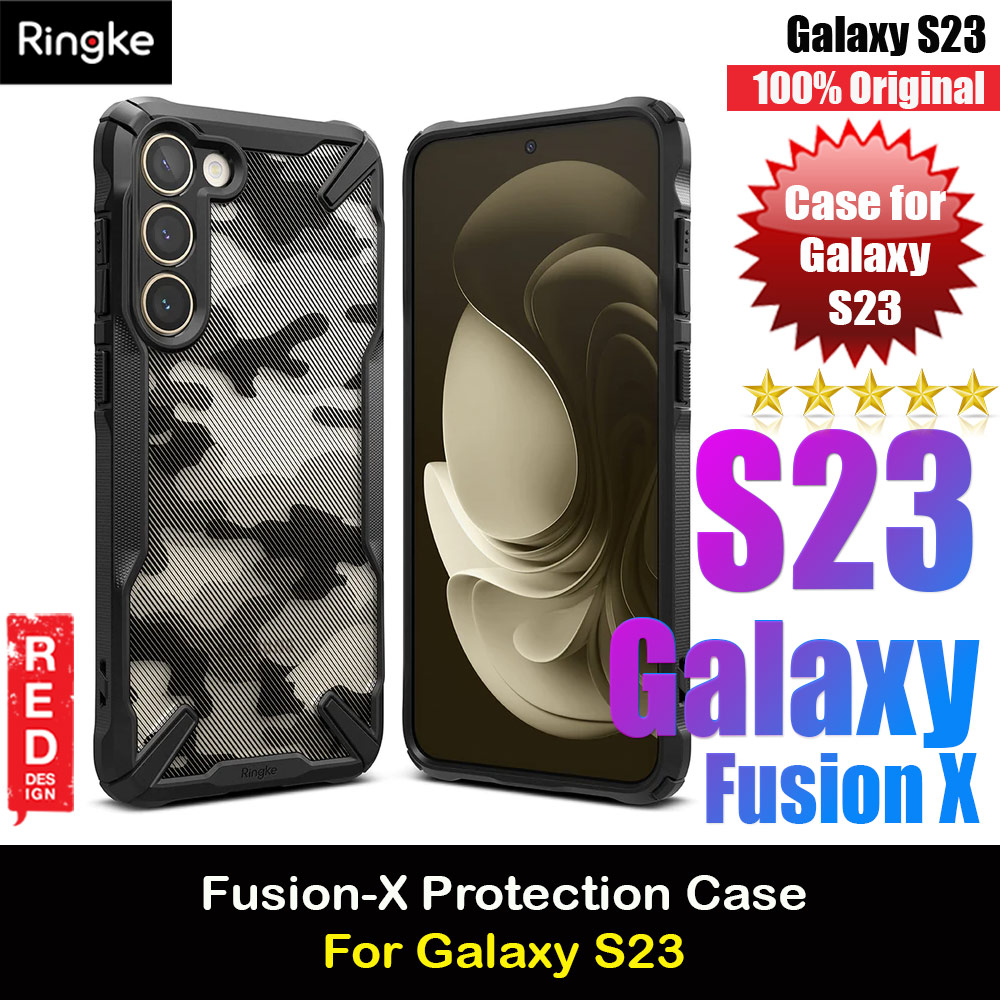 Picture of Ringke Fusion X Drop Protection Case for Samsung Galaxy S23 (Camo Black) Samsung Galaxy S23- Samsung Galaxy S23 Cases, Samsung Galaxy S23 Covers, iPad Cases and a wide selection of Samsung Galaxy S23 Accessories in Malaysia, Sabah, Sarawak and Singapore 