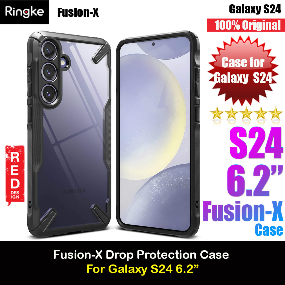 Picture of Ringke Fusion X Drop Protection Case for Samsung Galaxy S24 (Black) Samsung Galaxy S24- Samsung Galaxy S24 Cases, Samsung Galaxy S24 Covers, iPad Cases and a wide selection of Samsung Galaxy S24 Accessories in Malaysia, Sabah, Sarawak and Singapore 