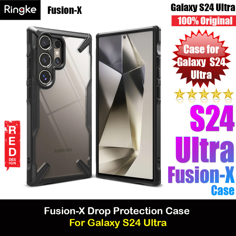 Picture of Ringke Fusion X Drop Protection Case for Samsung Galaxy S24 Ultra 6.8 (Black) Samsung Galaxy S24 Ultra- Samsung Galaxy S24 Ultra Cases, Samsung Galaxy S24 Ultra Covers, iPad Cases and a wide selection of Samsung Galaxy S24 Ultra Accessories in Malaysia, Sabah, Sarawak and Singapore 
