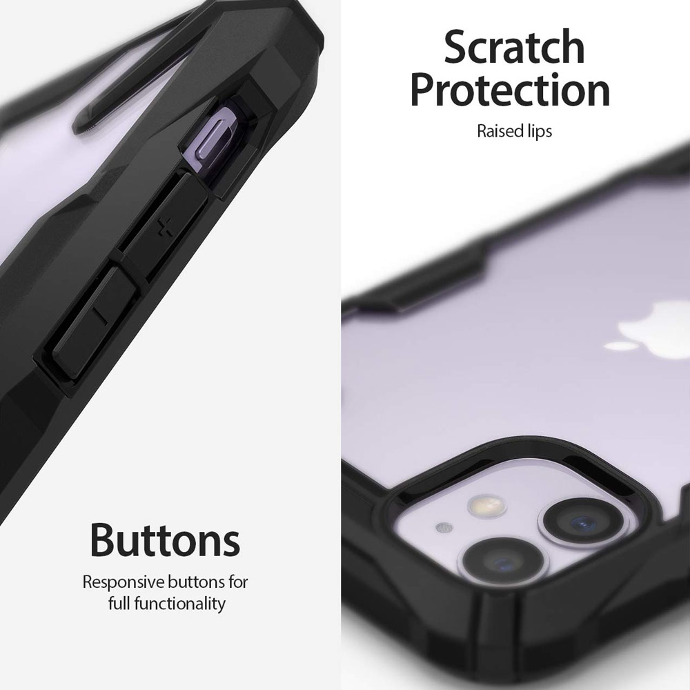 Picture of Apple iPhone 11 6.1  | Ringke Fusion X Extreme Tough Protection for Apple iPhone 11 (Black)