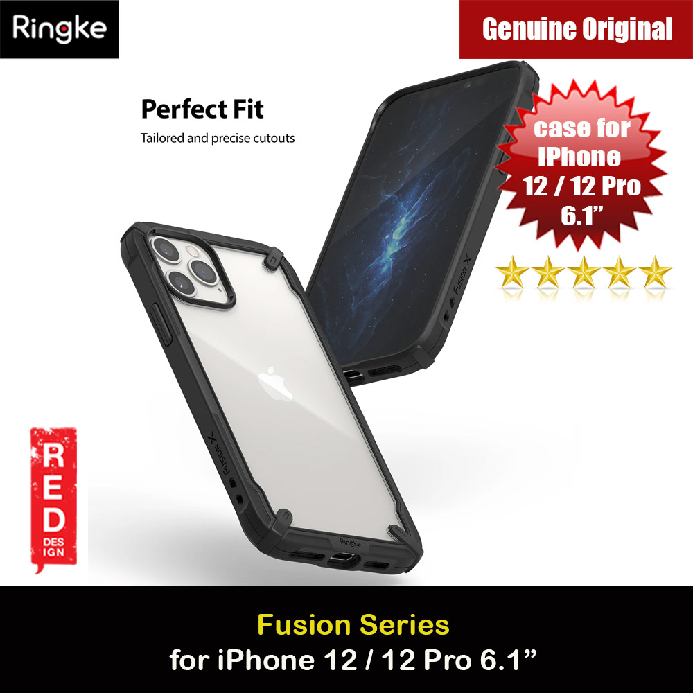 Picture of Ringke Fusion-X Protection Case for Apple iPhone 12 iPhone 12 Pro 6.1 (Black) Apple iPhone 12 6.1- Apple iPhone 12 6.1 Cases, Apple iPhone 12 6.1 Covers, iPad Cases and a wide selection of Apple iPhone 12 6.1 Accessories in Malaysia, Sabah, Sarawak and Singapore 