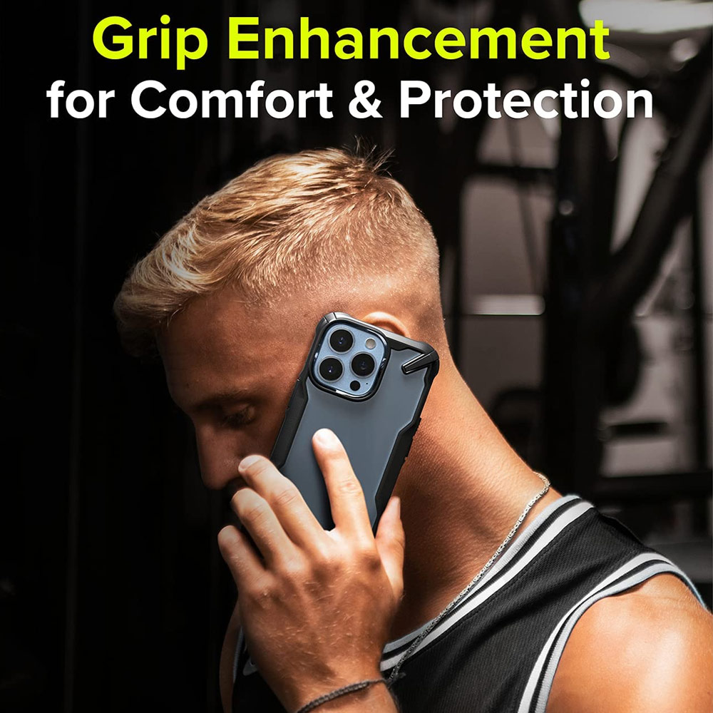 Picture of Apple iPhone 13 Pro Max 6.7 Case | Ringke Fusion X Protection Case for Apple iPhone 13 Pro Max 6.7 (Black)