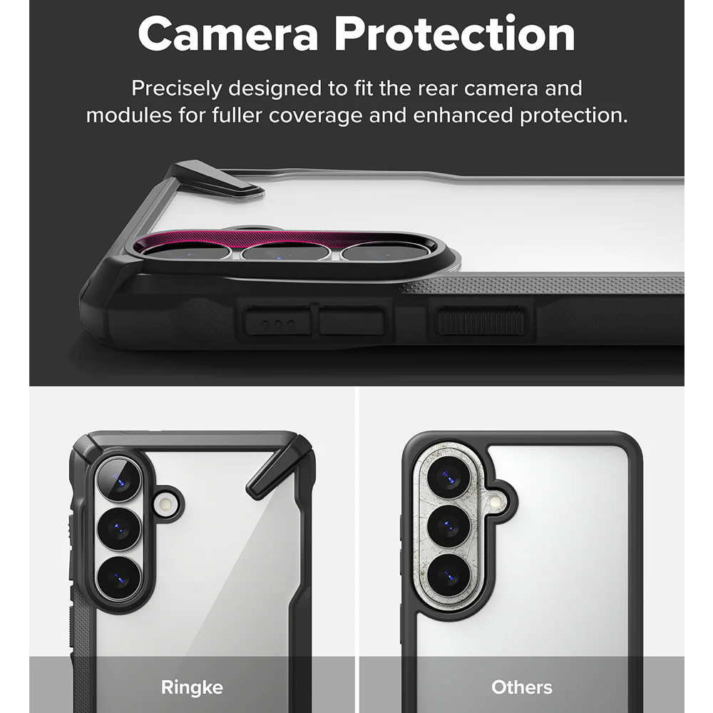 Picture of Samsung Galaxy S26 Case | Ringke Fusion X Rugged Heavy Duty Protection Case for Samsung Galaxy S26 (Black)