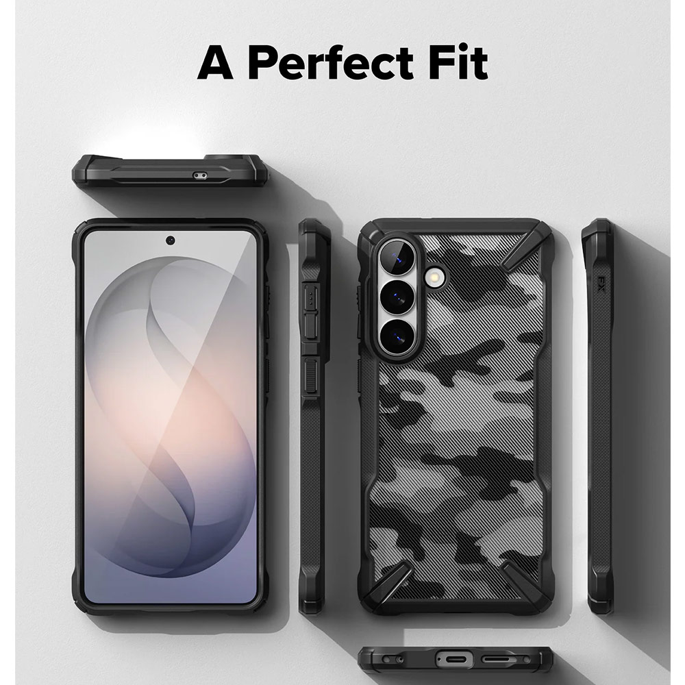 Picture of Samsung Galaxy S26 Plus Case | Ringke Fusion X Rugged Heavy Duty Protection Case for Samsung Galaxy S26 Plus (Camo Black)