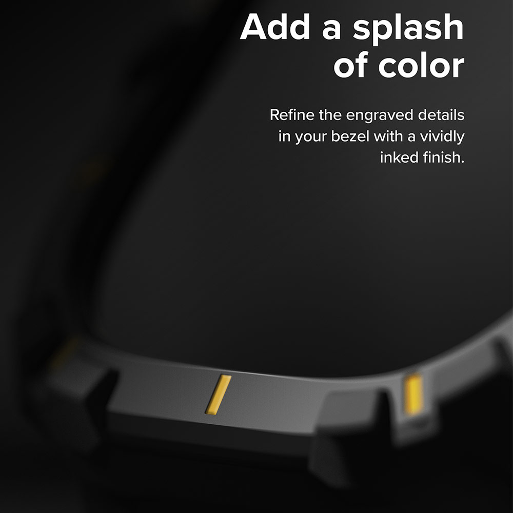 Picture of Apple Watch 49mm	Ultra Case | Ringke Fusion X Guard Protection Case Strap Band for Apple Watch Ultra 49mm (Black Yellow Index)