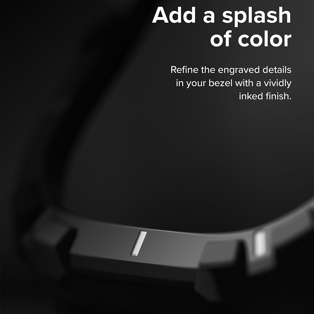 Picture of Apple Watch 49mm	Ultra Case | Ringke Fusion X Guard Protection Case Strap Band for Apple Watch Ultra 49mm (Black White Index Wired)