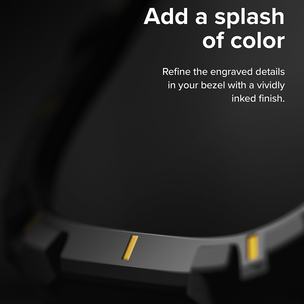 Picture of Apple Watch 49mm	Ultra 2 Case | Ringke Fusion X Guard Protection Case Strap Band for Apple Watch Ultra 49mm (Black Yellow Index Wired)