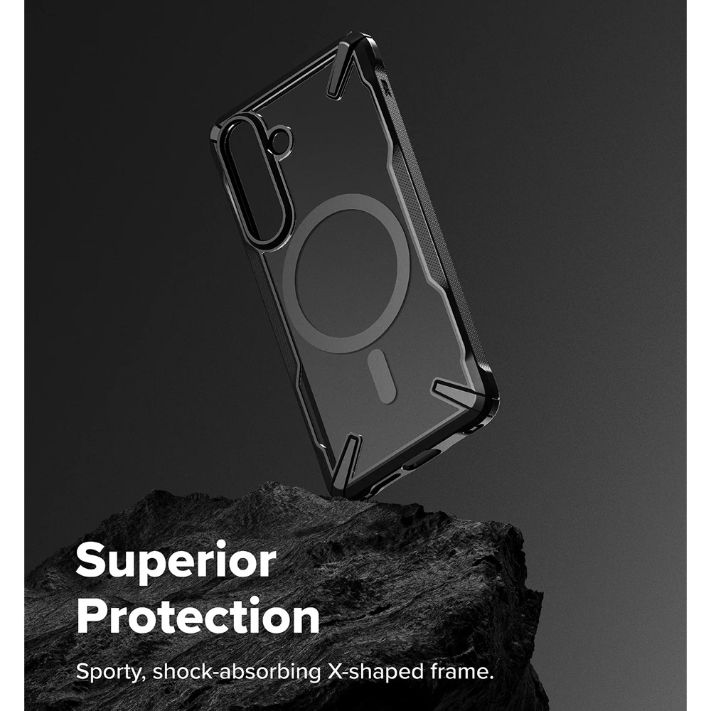 Picture of Samsung Galaxy S26 Case | Ringke Fusion X Magnetic Rugged Heavy Duty Protection Case for Samsung Galaxy S26 (Black)