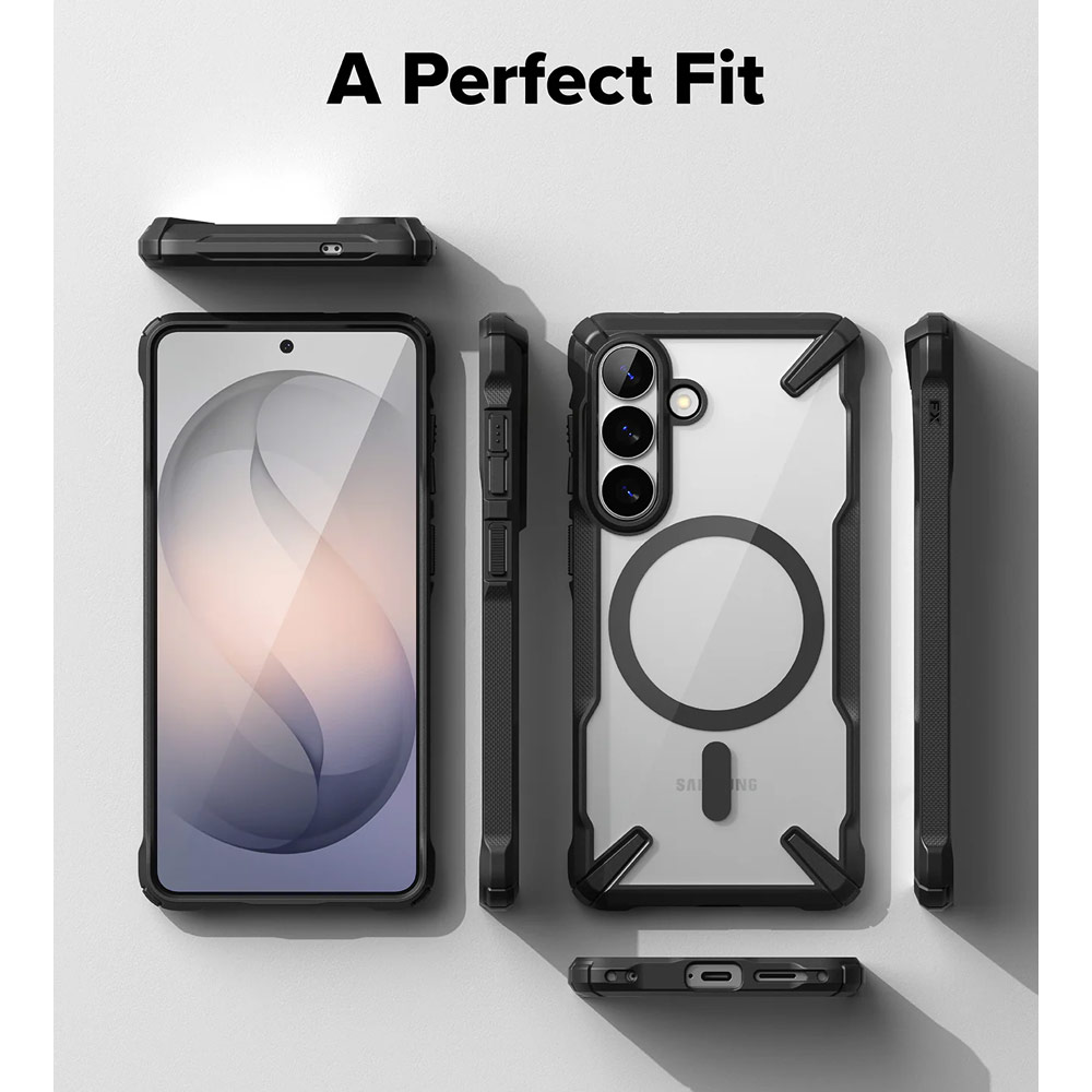 Picture of Samsung Galaxy S26 Case | Ringke Fusion X Magnetic Rugged Heavy Duty Protection Case for Samsung Galaxy S26 (Black)