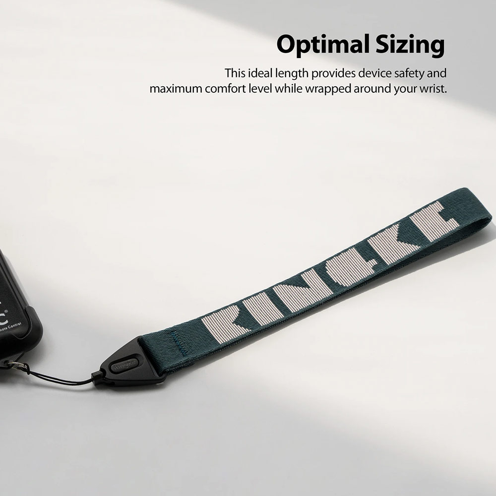 Picture of Ringke Hand Strap Smartphone Case Strap Camera Strap Key Ring Strap Airpods Pro Strap (Lettering Peacock Green)