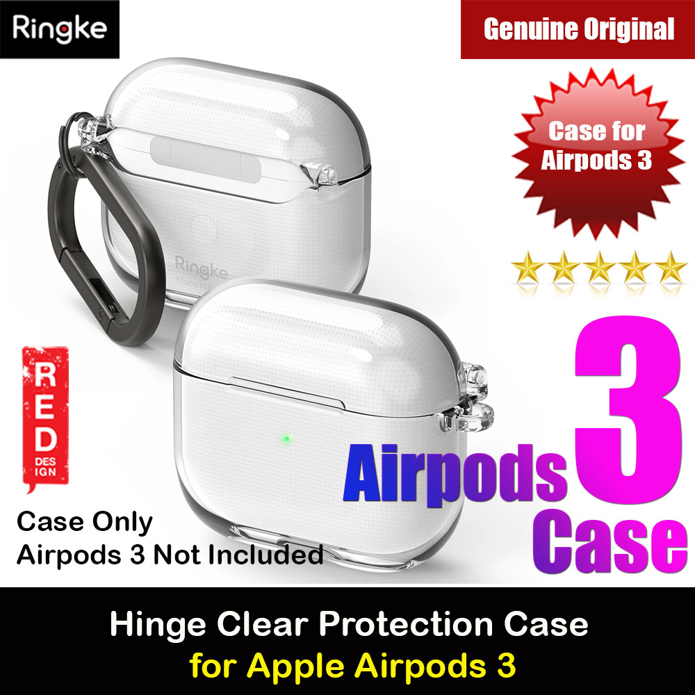 Picture of Ringke Hinge Durable Clear PC Case Hinge Design Protection Case for Airpods 3 Airpods 3rd Gen Clear Case Hard Case (Clear) Apple Airpods 3- Apple Airpods 3 Cases, Apple Airpods 3 Covers, iPad Cases and a wide selection of Apple Airpods 3 Accessories in Malaysia, Sabah, Sarawak and Singapore 