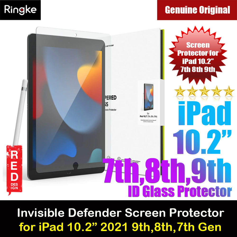 Picture of Ringke Invisible Defender Glass Tempered Glass Screen Protector for Apple iPad 10.2 7th 8th 9th Gen 2021 (Clear) Apple iPad 10.2 7th gen 2019- Apple iPad 10.2 7th gen 2019 Cases, Apple iPad 10.2 7th gen 2019 Covers, iPad Cases and a wide selection of Apple iPad 10.2 7th gen 2019 Accessories in Malaysia, Sabah, Sarawak and Singapore 
