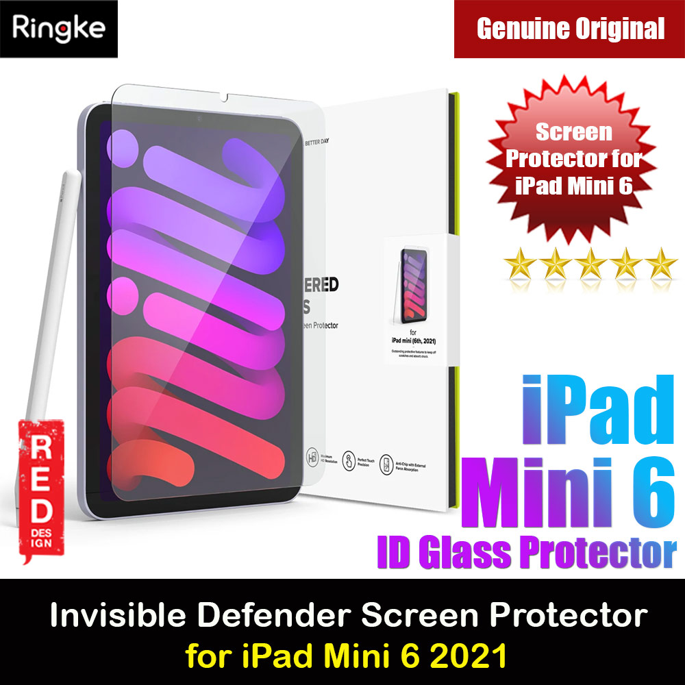 Picture of Ringke Invisible Defender Glass Tempered Glass Screen Protector for Apple Mini 6th Gen 2021 (Clear) Apple iPad Mini 6- Apple iPad Mini 6 Cases, Apple iPad Mini 6 Covers, iPad Cases and a wide selection of Apple iPad Mini 6 Accessories in Malaysia, Sabah, Sarawak and Singapore 