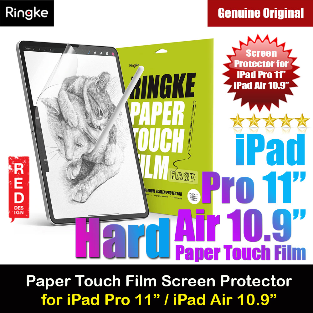 Picture of Ringke Paper Touch Film Soft PaperLike Screen Protector for Apple iPad Pro 11 2021 iPad Air 10.9 2020 (Hard Version) Apple iPad Air 10.9 2020- Apple iPad Air 10.9 2020 Cases, Apple iPad Air 10.9 2020 Covers, iPad Cases and a wide selection of Apple iPad Air 10.9 2020 Accessories in Malaysia, Sabah, Sarawak and Singapore 