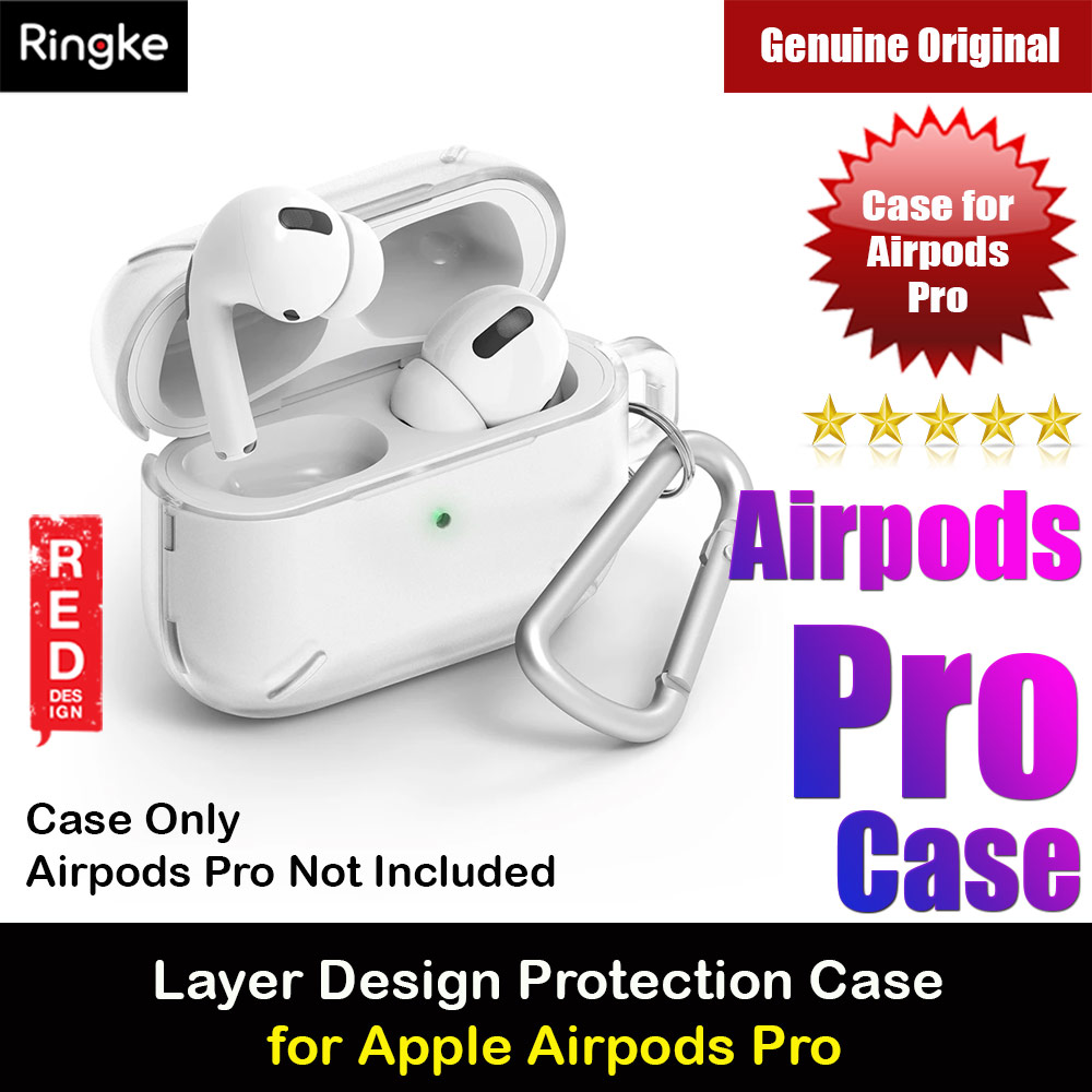 Picture of Ringke Layered Durable Hard Case Protection Case for Airpods Pro (Matte Clear) Apple Airpods Pro- Apple Airpods Pro Cases, Apple Airpods Pro Covers, iPad Cases and a wide selection of Apple Airpods Pro Accessories in Malaysia, Sabah, Sarawak and Singapore 