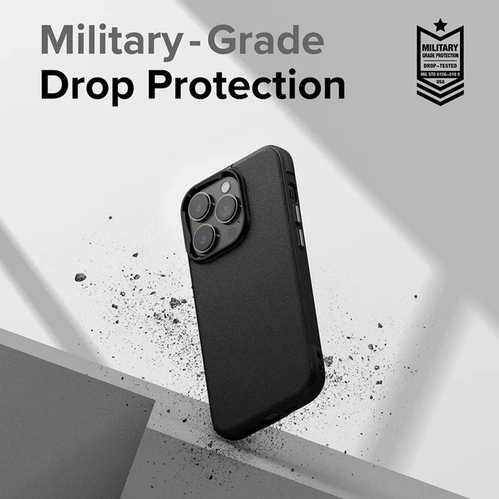 Picture of Apple iPhone 14 Pro 6.1 Case | Ringke Onyx Tough Heavy Duty Protection Case for Apple iPhone 14 Pro 6.1 (Black)