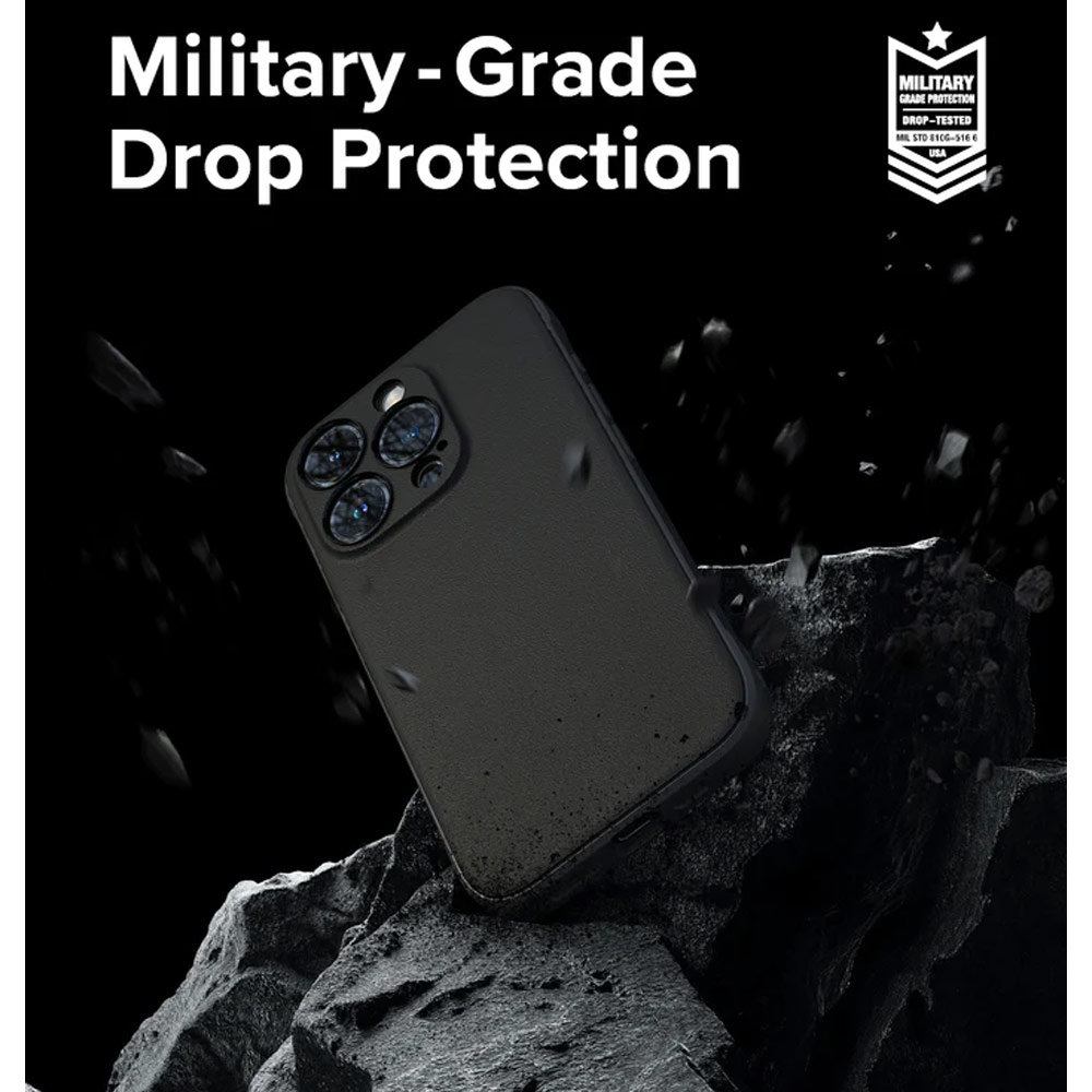 Picture of Apple iPhone 15 Pro Max 6.7 Case | Ringke Onyx Tough Heavy Duty Slim Light Drop Protection Case for Apple iPhone 15 Pro Max 6.7 (Dark Green)