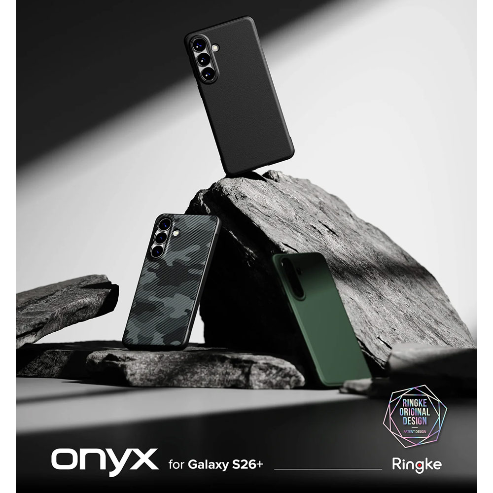 Picture of Samsung Galaxy S26 Plus Case | Ringke Onyx Slim TPU Protection Case for Samsung Galaxy S26 Plus (Dark Green)