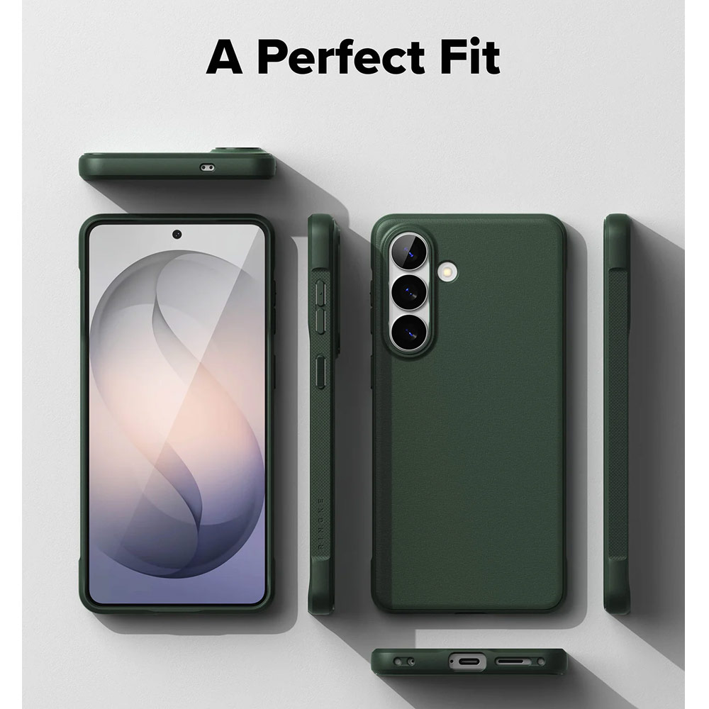 Picture of Samsung Galaxy S26 Plus Case | Ringke Onyx Slim TPU Protection Case for Samsung Galaxy S26 Plus (Dark Green)