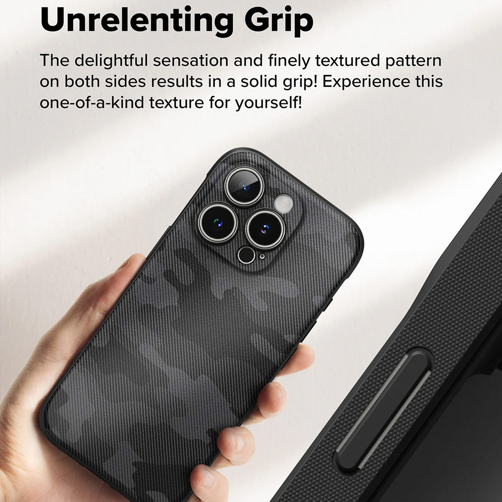 Picture of Apple iPhone 16 Pro Max 6.9 Case | Ringke Onyx Magnetic Tough Heavy Duty Slim Light Drop Protection Case for Apple iPhone 16 Pro Max 6.9 (Camo Black)