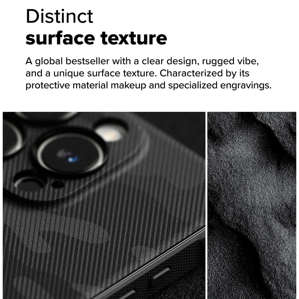 Picture of Apple iPhone 16 Pro Max 6.9 Case | Ringke Onyx Design Tough Heavy Duty Slim Light Drop Protection Case for Apple iPhone 16 Pro Max 6.9 (Camo Black)