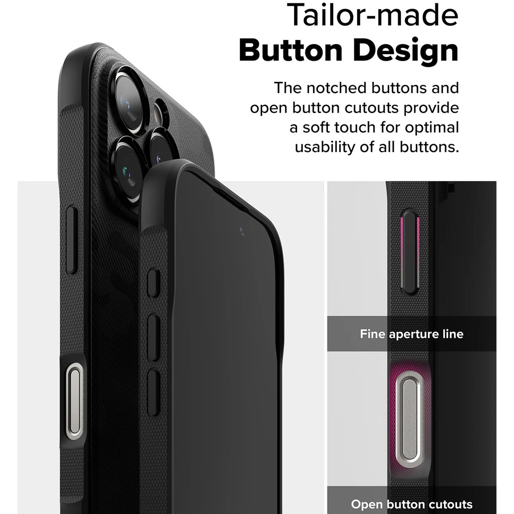 Picture of Apple iPhone 16 Pro Max 6.9 Case | Ringke Onyx Design Tough Heavy Duty Slim Light Drop Protection Case for Apple iPhone 16 Pro Max 6.9 (Camo Black)