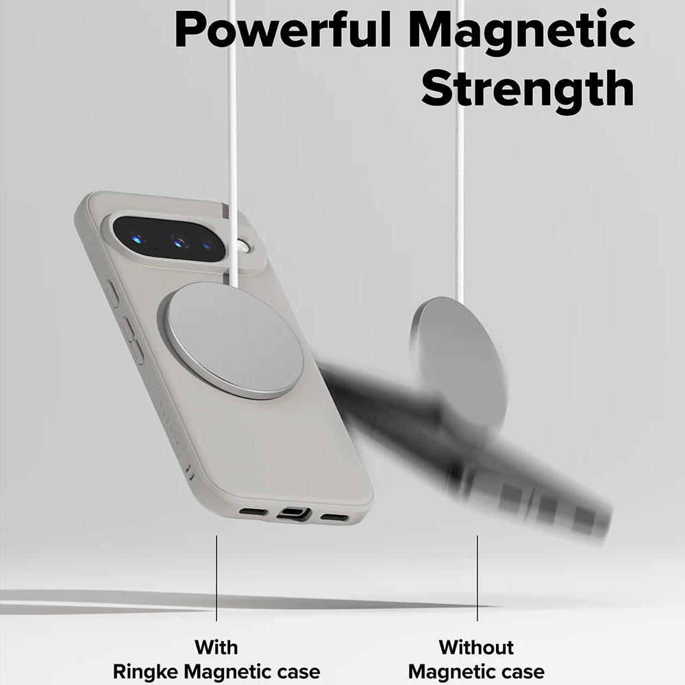 Picture of Google Pixel 10 Case | Ringke Onyx Magnetic Slim TPU Protection Case for Google Pixel 10 (Warm Gray)