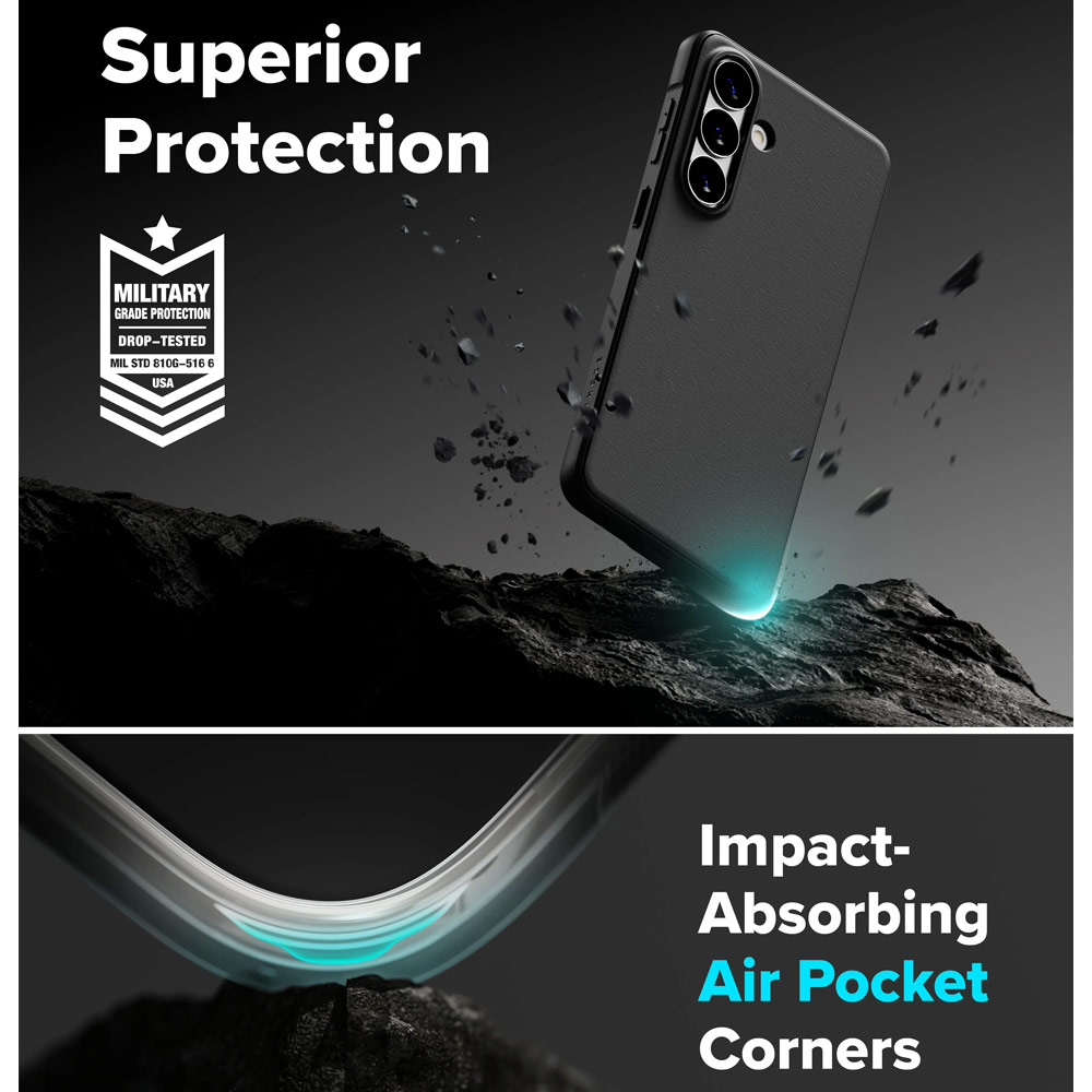 Picture of Samsung Galaxy S26 Plus Case | Ringke Onyx Magnetic Slim TPU Protection Case for Samsung Galaxy S26 Plus (Black)