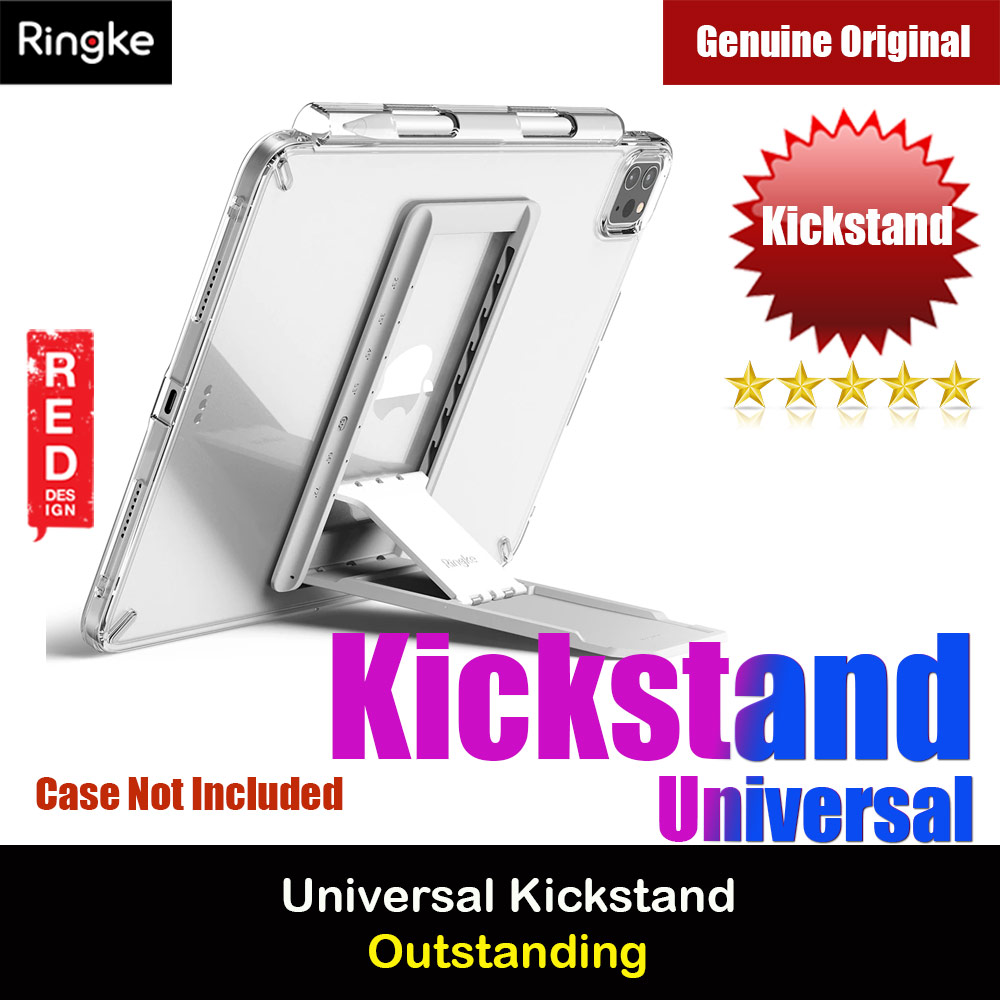 Picture of Ringke Outstanding Universal Kickstand Stick On Tablets Stand for iPad iPad Air (Light Gray) Red Design- Red Design Cases, Red Design Covers, iPad Cases and a wide selection of Red Design Accessories in Malaysia, Sabah, Sarawak and Singapore 
