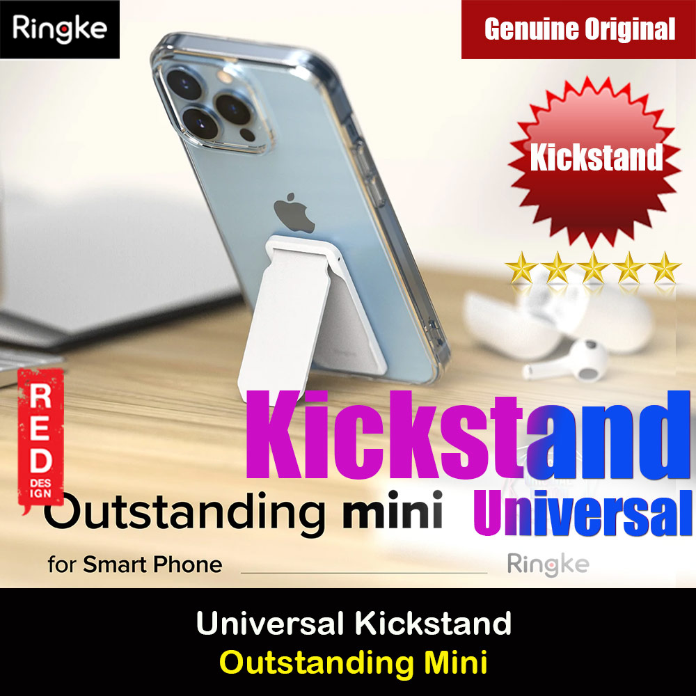 Picture of Ringke Outstanding Mini Universal Kickstand Stick On Phone Stand for Smartphone (White) Red Design- Red Design Cases, Red Design Covers, iPad Cases and a wide selection of Red Design Accessories in Malaysia, Sabah, Sarawak and Singapore 