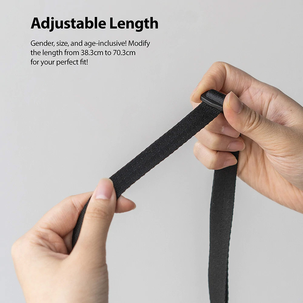 Picture of Ringke Lanyard Strap for phone case keychain camera game console USB flash drives (Black)