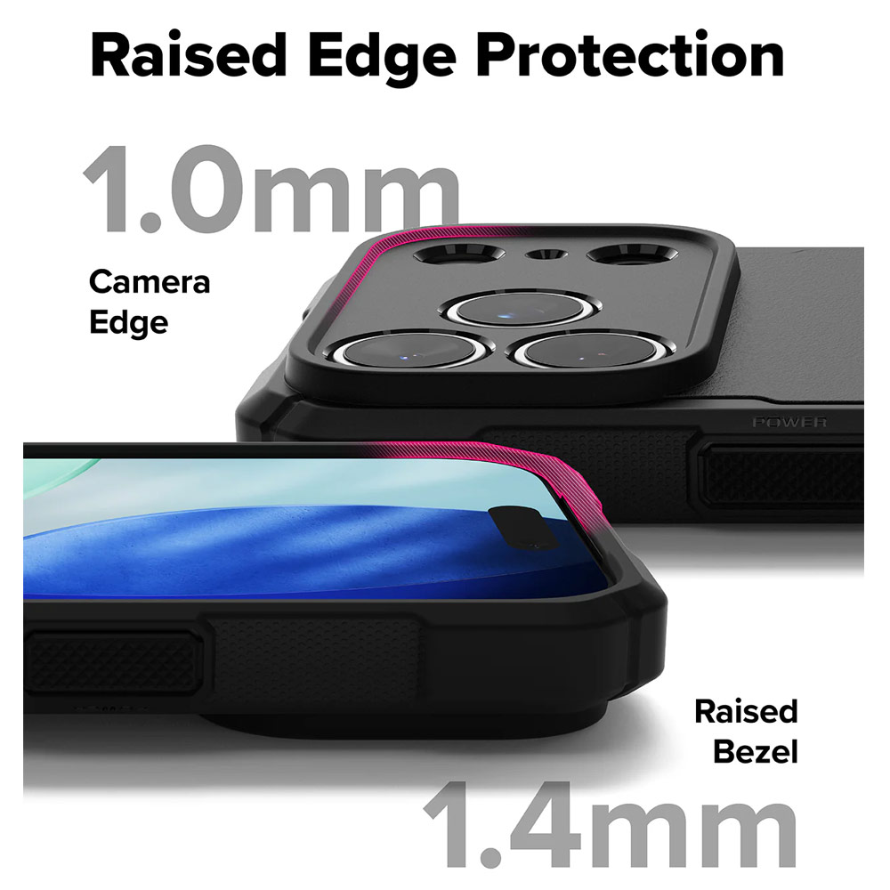 Picture of Apple iPhone 17 Pro 6.3 Case | Ringke Rugged Gear Drop Protection Case for iPhone 17 Pro 6.3 (Black)