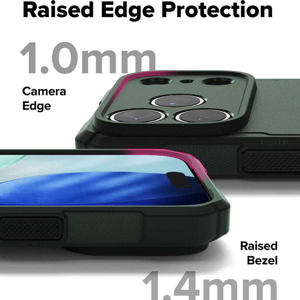 Picture of Apple iPhone 17 Pro 6.3 Case | Ringke Rugged Gear Magnetic Compatible Drop Protection Case for iPhone 17 Pro 6.3 (Dark Green)