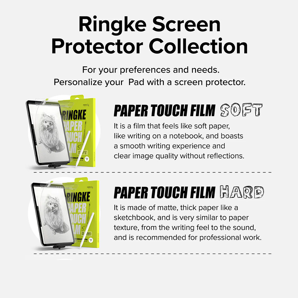 Picture of Apple iPad Pro 11 M4 2024 Screen Protector | Ringke Soft Film Screen Protector  for iPad Pro 11 M4 2024 (2pcs)