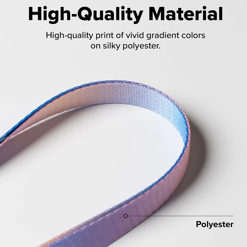 Picture of Ringke High density polyester Slim Shoulder Strap for Perfect for daily use traveling hiking smartphone Portable Handheld Fan Strap (Aurora)