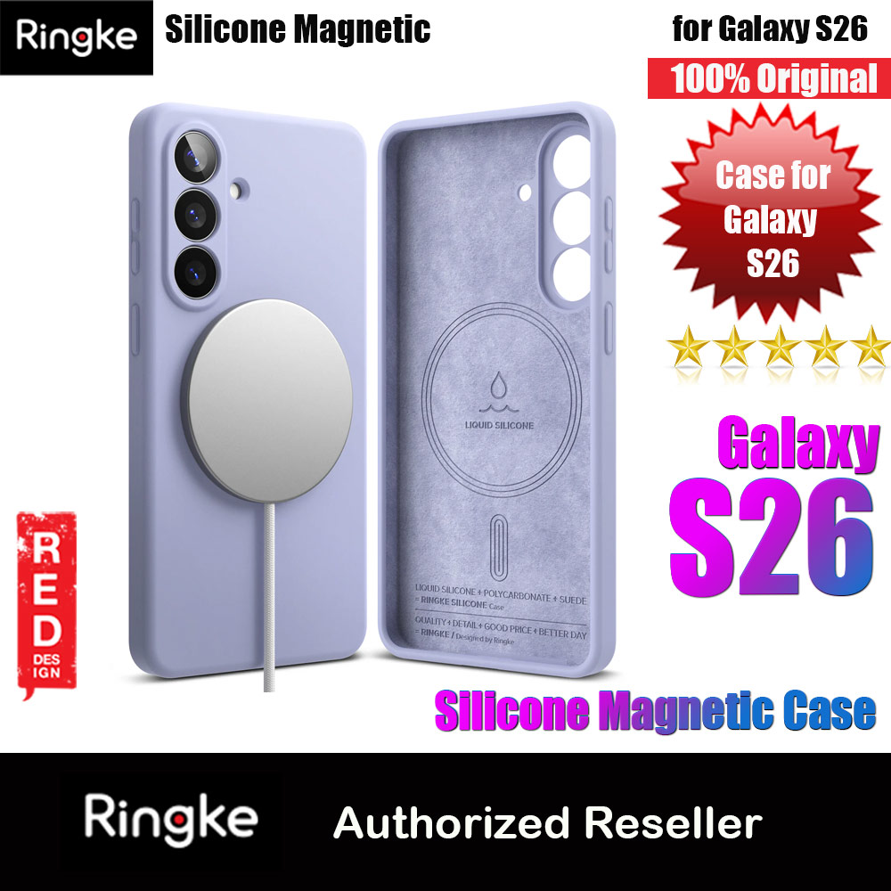 Picture of Ringke Silicone Magnetic Soft Protection Case for Samsung Galaxy S26 (Lavender) Samsung Galaxy S26- Samsung Galaxy S26 Cases, Samsung Galaxy S26 Covers, iPad Cases and a wide selection of Samsung Galaxy S26 Accessories in Malaysia, Sabah, Sarawak and Singapore 