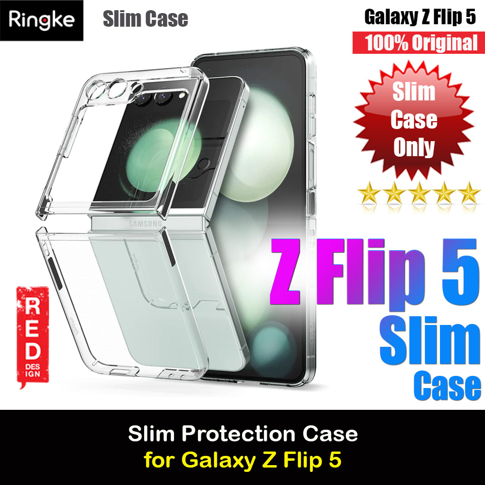 Picture of Ringke Anti Yellowing Ultra Slim Protection Case with Strap Hole for Samsung Galaxy Z Flip 5 (Clear) Samsung Galaxy Z Flip 5- Samsung Galaxy Z Flip 5 Cases, Samsung Galaxy Z Flip 5 Covers, iPad Cases and a wide selection of Samsung Galaxy Z Flip 5 Accessories in Malaysia, Sabah, Sarawak and Singapore 