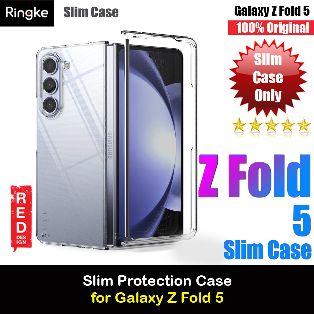 Picture of Ringke Anti Yellowing Ultra Slim Protection Case with Strap Hole for Samsung Galaxy Z Fold 5 (Clear) Samsung Galaxy Z Fold 5- Samsung Galaxy Z Fold 5 Cases, Samsung Galaxy Z Fold 5 Covers, iPad Cases and a wide selection of Samsung Galaxy Z Fold 5 Accessories in Malaysia, Sabah, Sarawak and Singapore 