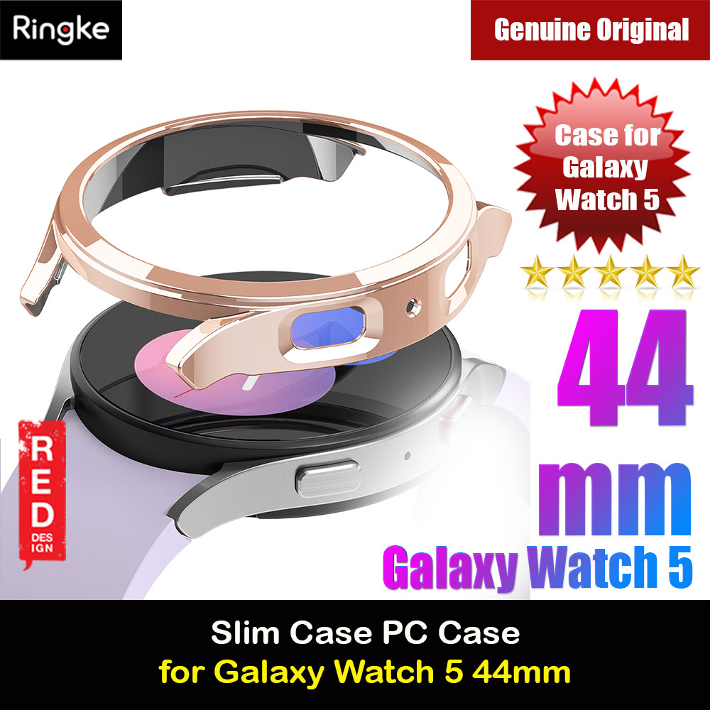 Picture of Ringke Slim Case Durable PC Protection Case for Samsung Galaxy Watch 5 Series 44mm (Chrome Rose Gold) Samsung Galaxy Watch 5 44mm- Samsung Galaxy Watch 5 44mm Cases, Samsung Galaxy Watch 5 44mm Covers, iPad Cases and a wide selection of Samsung Galaxy Watch 5 44mm Accessories in Malaysia, Sabah, Sarawak and Singapore 