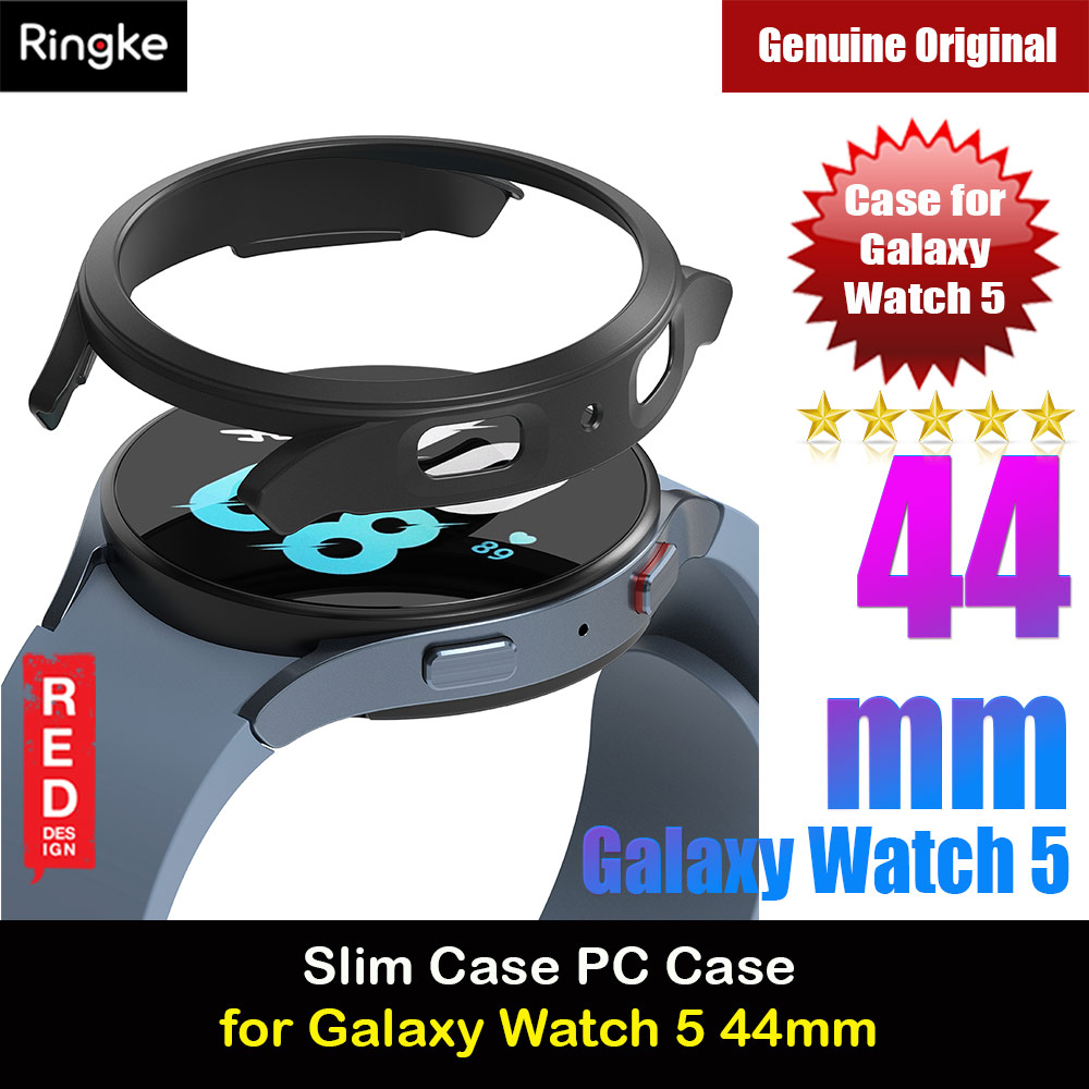Picture of Ringke Slim Case Durable PC Protection Case for Samsung Galaxy Watch 5 Series 44mm (Matte Black) Samsung Galaxy Watch 5 44mm- Samsung Galaxy Watch 5 44mm Cases, Samsung Galaxy Watch 5 44mm Covers, iPad Cases and a wide selection of Samsung Galaxy Watch 5 44mm Accessories in Malaysia, Sabah, Sarawak and Singapore 
