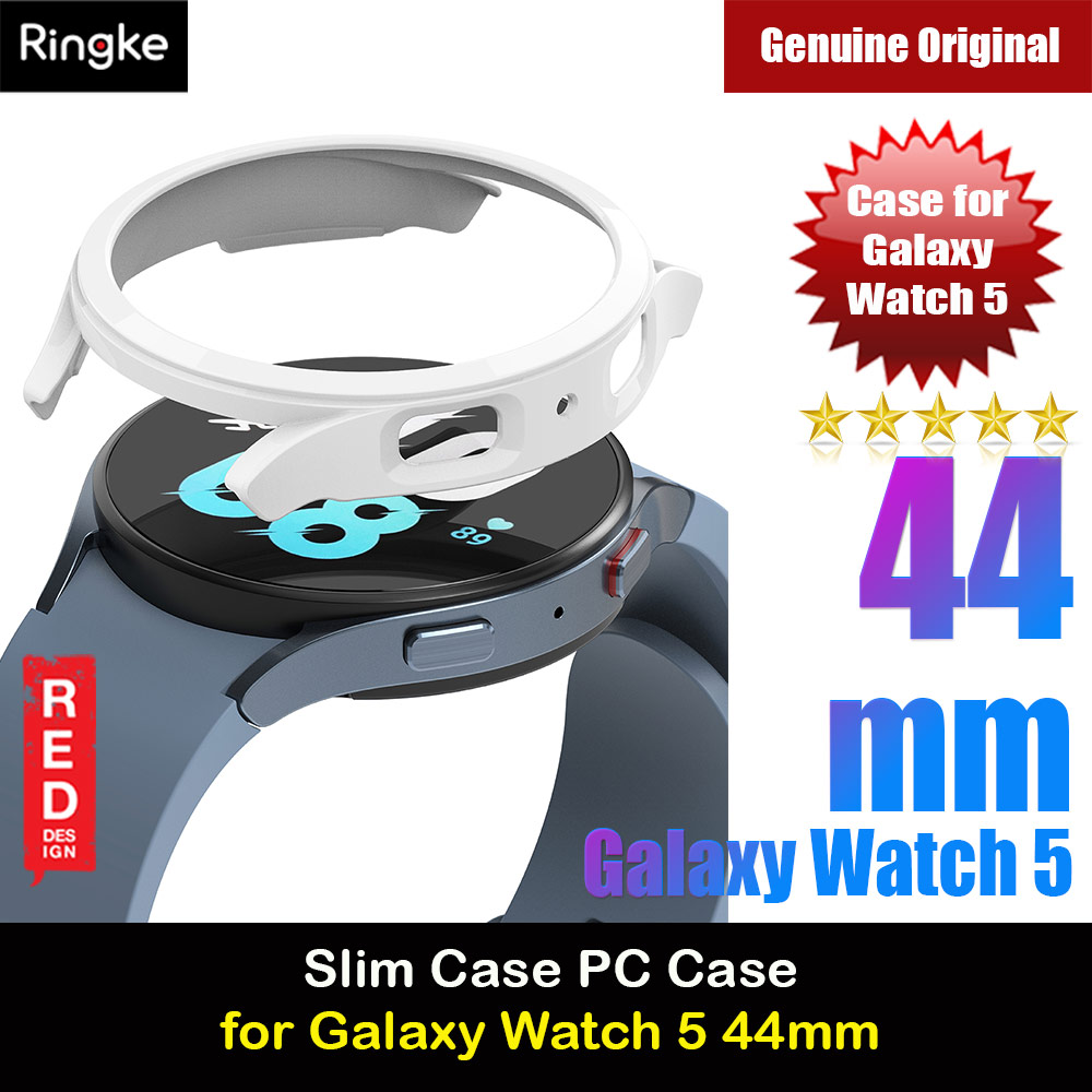 Picture of Ringke Slim Case Durable PC Protection Case for Samsung Galaxy Watch 5 Series 44mm (White) Samsung Galaxy Watch 5 44mm- Samsung Galaxy Watch 5 44mm Cases, Samsung Galaxy Watch 5 44mm Covers, iPad Cases and a wide selection of Samsung Galaxy Watch 5 44mm Accessories in Malaysia, Sabah, Sarawak and Singapore 