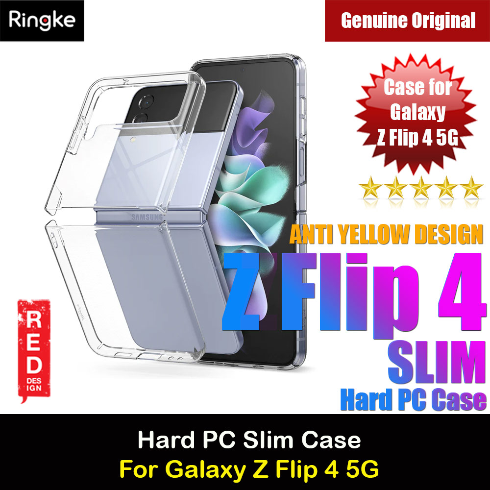 Picture of Ringke Slim Protection Anti Yellow Clear PC Hard Case for Samsung Galaxy Z Flip 4 (Clear) Samsung Galaxy Z Flip 4- Samsung Galaxy Z Flip 4 Cases, Samsung Galaxy Z Flip 4 Covers, iPad Cases and a wide selection of Samsung Galaxy Z Flip 4 Accessories in Malaysia, Sabah, Sarawak and Singapore 