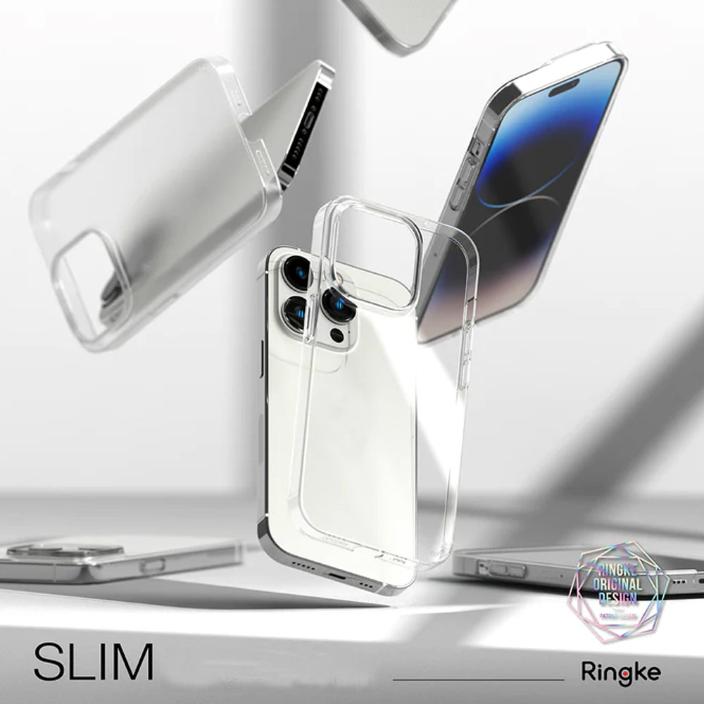 Picture of Apple iPhone 14 Pro Max 6.7 Case | Ringke Slim Protection Anti Yellowing Crystal Clear Case for Apple iPhone 14 Pro Max 6.7 (Clear)