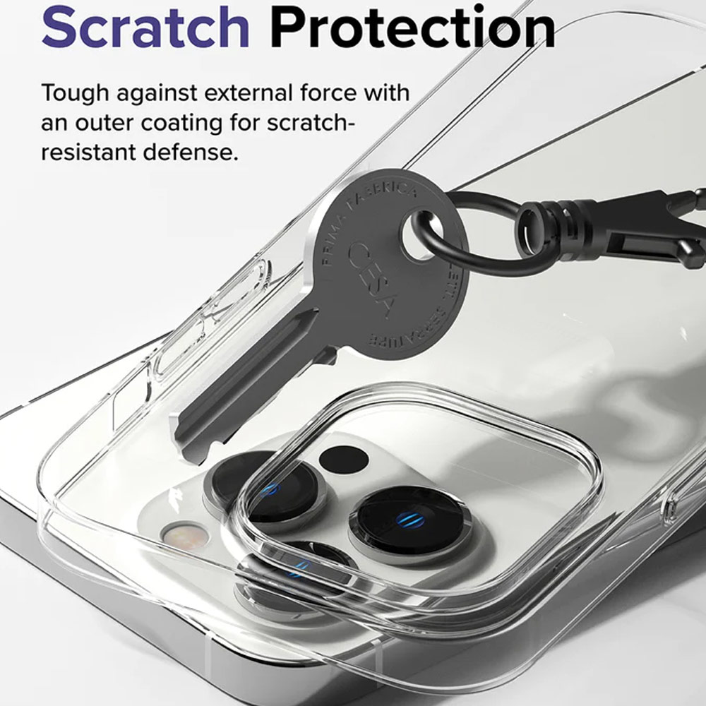 Picture of Apple iPhone 14 Pro Max 6.7 Case | Ringke Slim Protection Anti Yellowing Crystal Clear Case for Apple iPhone 14 Pro Max 6.7 (Clear)